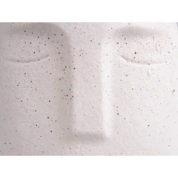 Ghiveci din ceramică PT LIVING Face, ø 12,5 cm, alb-image-1