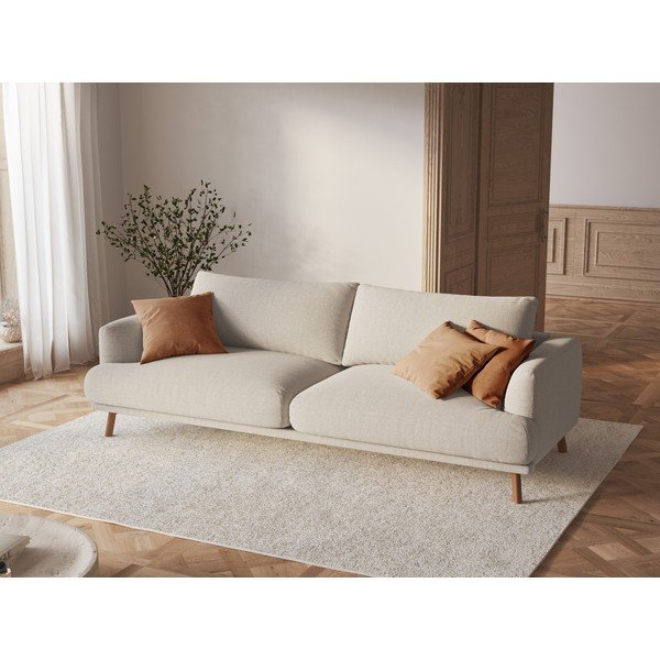 Canapea bej 200 cm Naomi – Micadoni -image-1