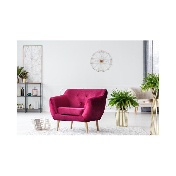 Fotoliu Mazzini Sofas AMELIE, roz-image-4