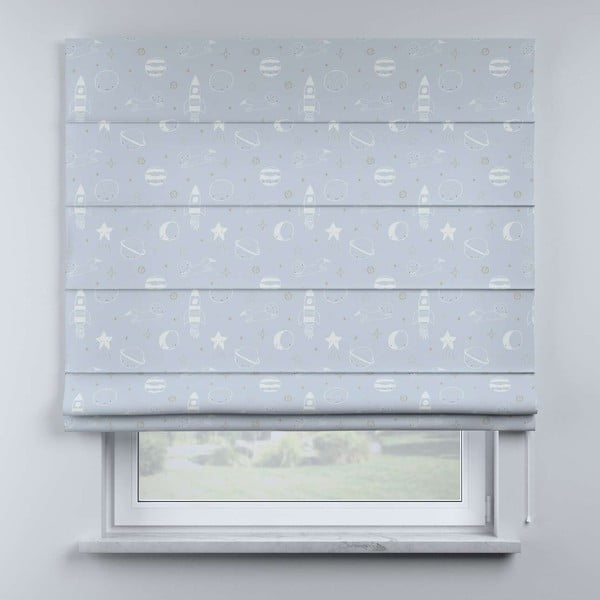 Jaluzea pentru copii albastră-gri 170x130 cm Magic - Yellow Tipi-image-4