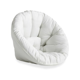 Fotoliu extensibil adecvat pentru exterior Karup Design Design OUT™ Nido White, alb