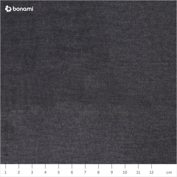 Colțar gri închis extensibil/cu spațiu de depozitare cu tapițerie din catifea (cu colț pe partea dreaptă/în formă de ”L”) Laurence – ELTAP-image-4