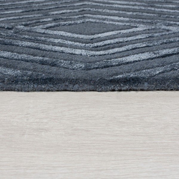 Covor din lână Flair Rugs Diamonds, 160 x 230 cm, albastru-image-3