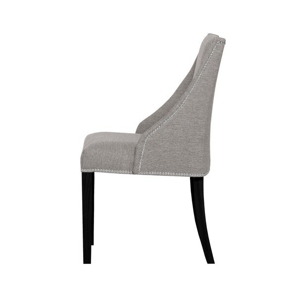 Scaun din lemn de fag Ted Lapidus Maison Patchouli cu picioare negre, taupe-image-2