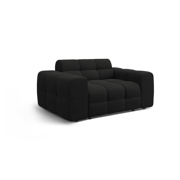 Canapea neagră 156 cm Kendal – Micadoni -image-3