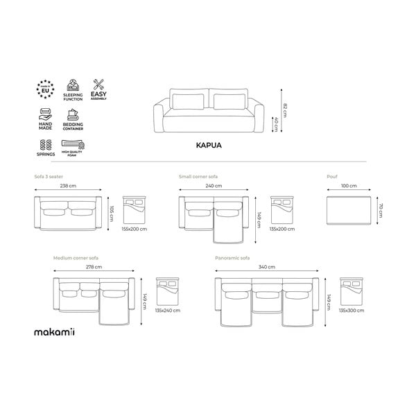 Taburet maro deschis cu tapițerie din catifea Kapua – Makamii-image-4