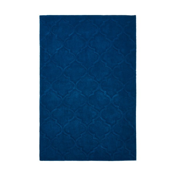 Covor Think Rugs Hong Kong Puro, 150 x 230 cm, albastru marin