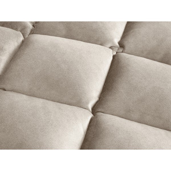 Taburet alb/crem cu tapițerie din catifea Flandrin – Interieurs 86-image-1