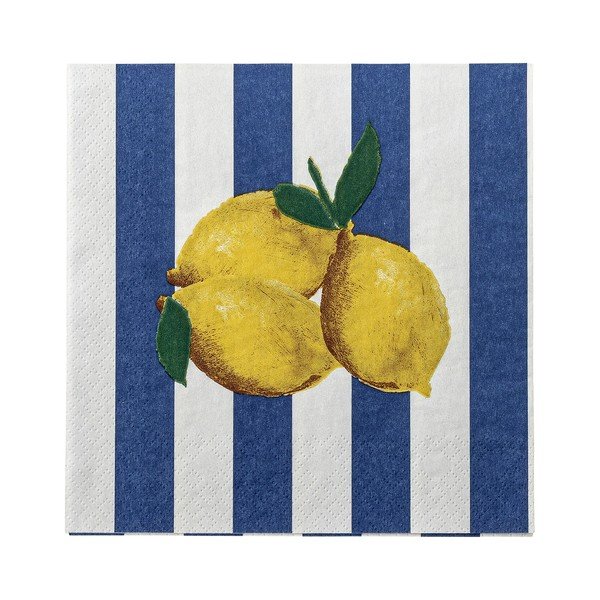 Șervețele 20 buc. din hârtie 33x33 cm Limone – Bloomingville