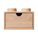 Cutie de depozitare din lemn pentru copii LEGO®.