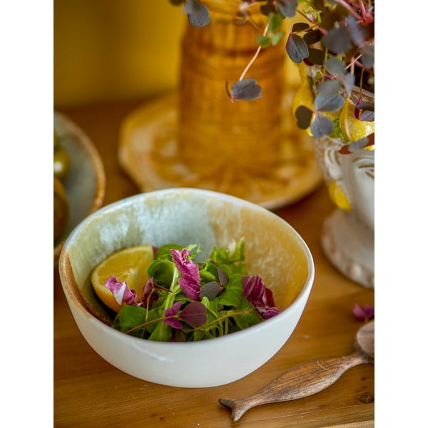 Boluri mici crem 4 buc. din gresie 525 ml Lacey – Bloomingville-image-3