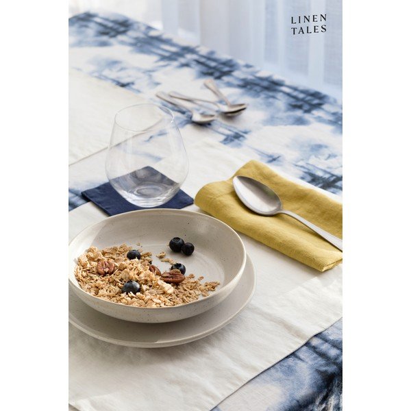 Suport din in pentru farfurie Linen Tales, 35 x 45 cm, alb-image-1