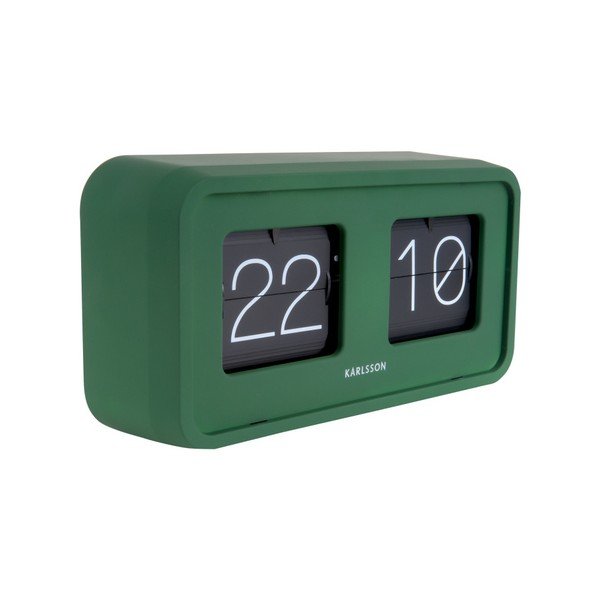 Ceas de birou Karlsson Bold Flip, verde-image-4