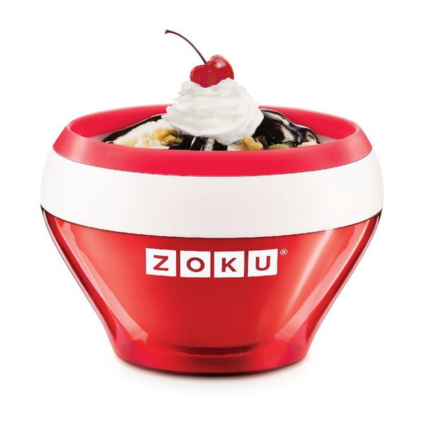 Aparat de făcut înghețată Zoku Ice Cream, roșu