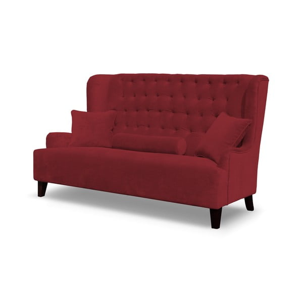Canapea cu 2 locuri Rodier Flanelle, roșu