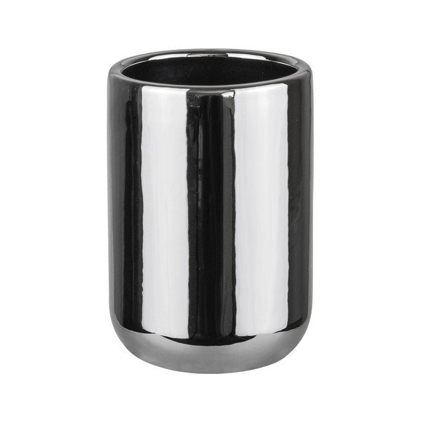 Suport pentru periuța de dinți argintiu din ceramică Lotus – Mette Ditmer Denmark