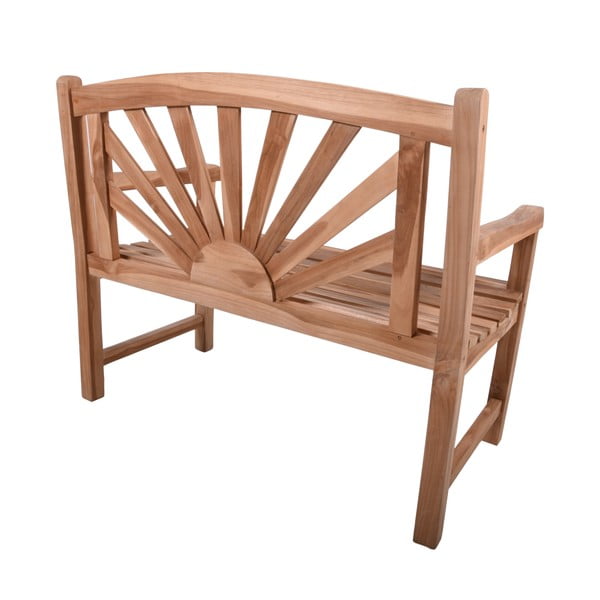 Bancă de grădină în culoare naturală din lemn masiv Marisa – Garden Pleasure-image-2
