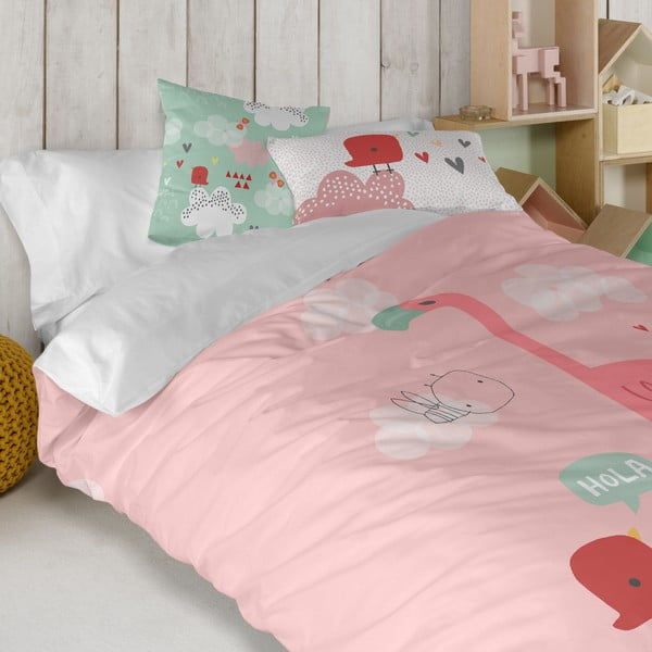 Față de pernă din bumbac cu 2 fețe Moshi Moshi Hola, 50 x 30 cm-image-1