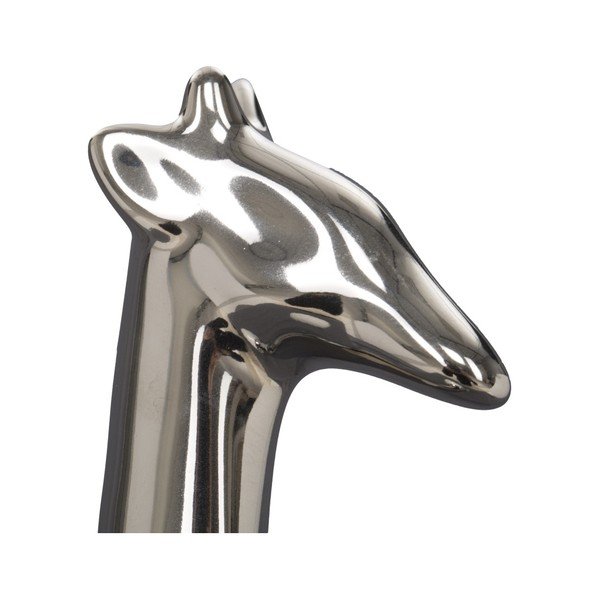 Statuetă decorativă din ceramică Mauro Ferretti Elefante Giraffa, înălțime 35 cm, alb-image-3