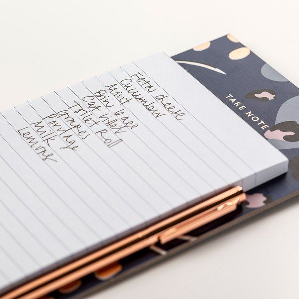 Bloc cu notișe magnetic cu pix Busy B, 70 pagini-image-1