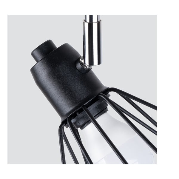 Plafonieră neagră ø 10 cm Varpu – Sollux-image-2