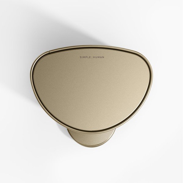 Coș de gunoi auriu mat cu pedală din oțel 6 l – simplehuman-image-4