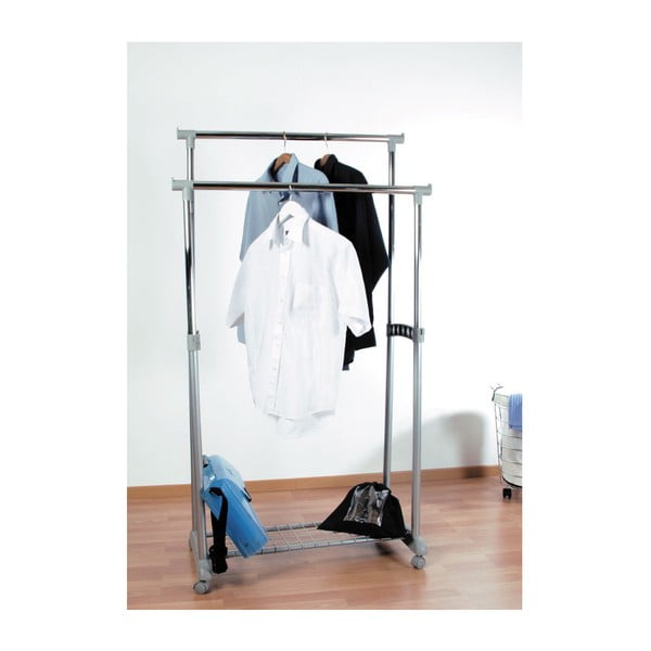 Suport dublu pentru îmbrăcăminte Compactor Range Steel-image-1
