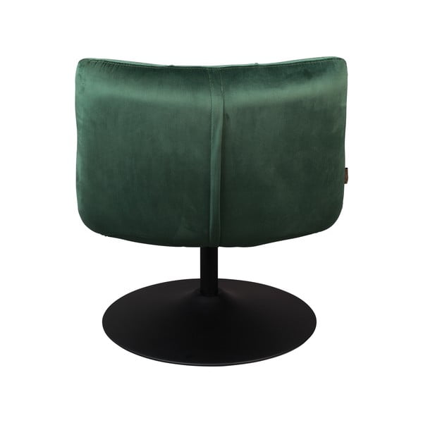 Fotoliu catifea Dutchbone Bar, verde-image-4