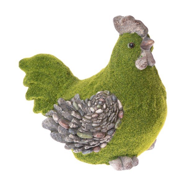Decorațiune de grădină Dakls, înălțime 28 cm, formă găină