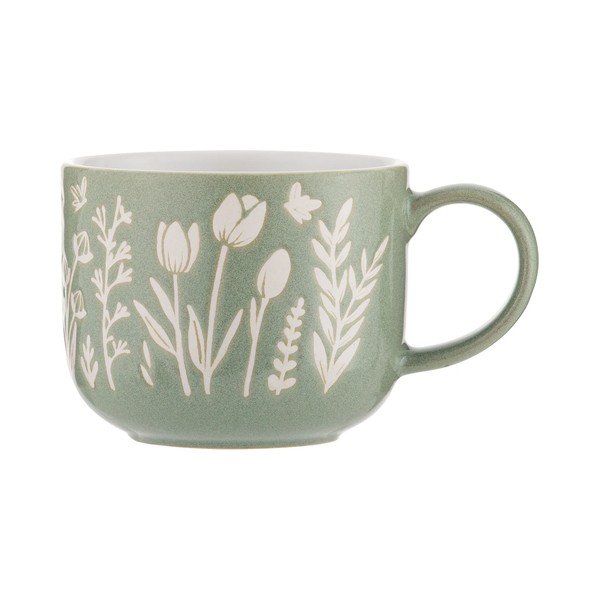 Cană verde din ceramică 400 ml In The Meadow – Mason Cash