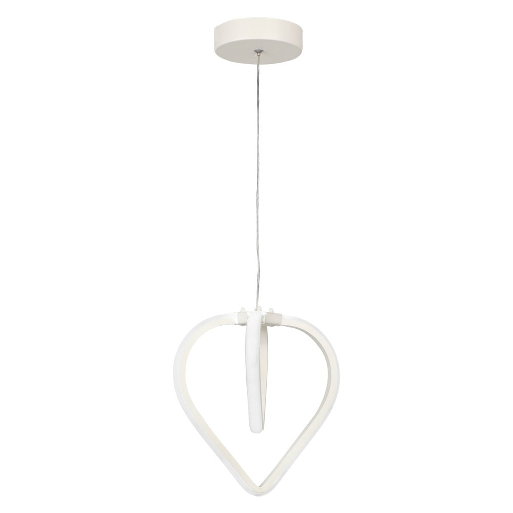 Lustră albă LED din metal ø 22 cm Sevinc – Squid Lighting