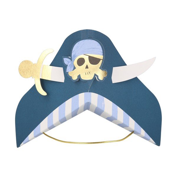 Pălării din hârtie 8 buc. Pirate – Meri Meri-image-3