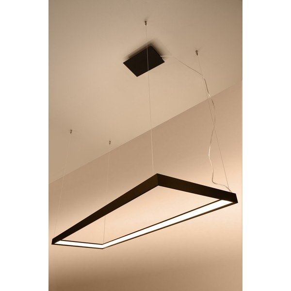 Lustră neagră LED din metal TUULA – Thoro-image-1