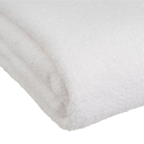 Pătură albă din sherpa 130x160 cm Sherpa Bouclé – Casa Selección-image-3