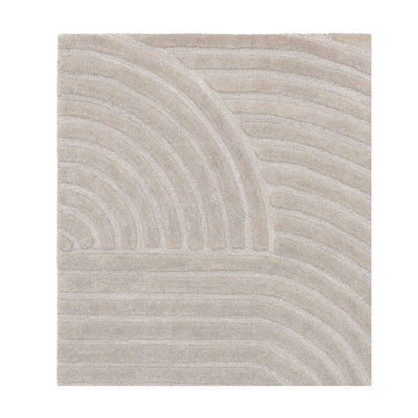 Covor gri deschis din lână 160x230 cm Hague – Asiatic Carpets-image-4