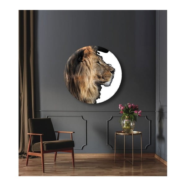 Decorațiune perete Styler Ring Lion, ø 70 cm-image-1