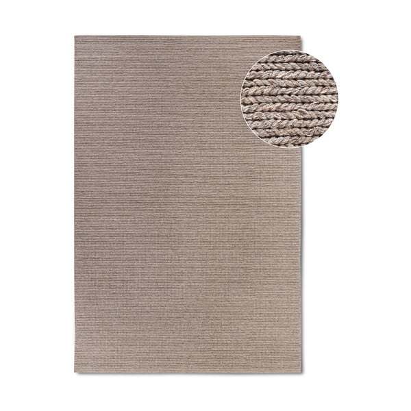 Covor maro deschis țesut manual din lână 80x150 cm Francois – Villeroy&Boch