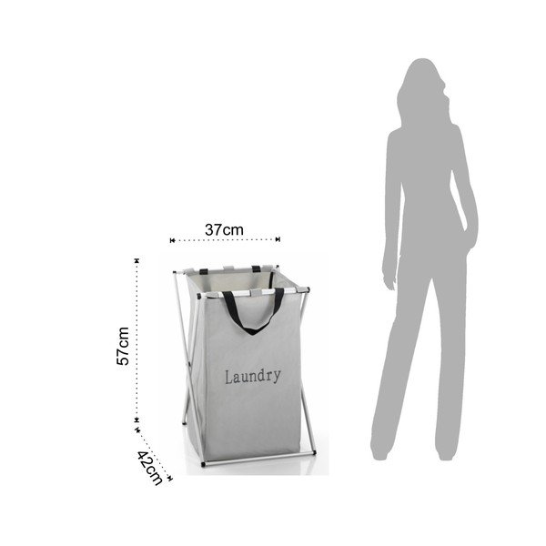 Coș pentru rufe Tomasucci Laundry, gri-image-1