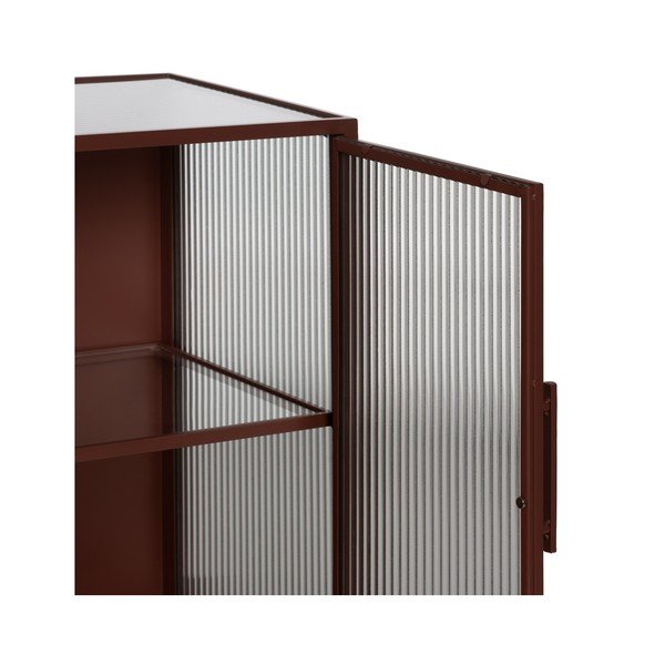 Vitrină cărămizie din metal 120x85 cm Harris – Ixia-image-4