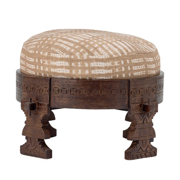 Taburet bej/maro închis Paloma – Bloomingville-image-4