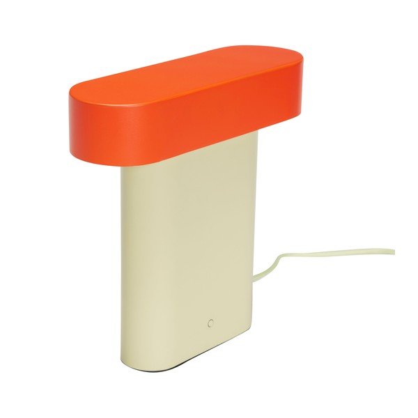 Veioză portocalie/bej (înălțime 25 cm) Sleek – Hübsch-image-4