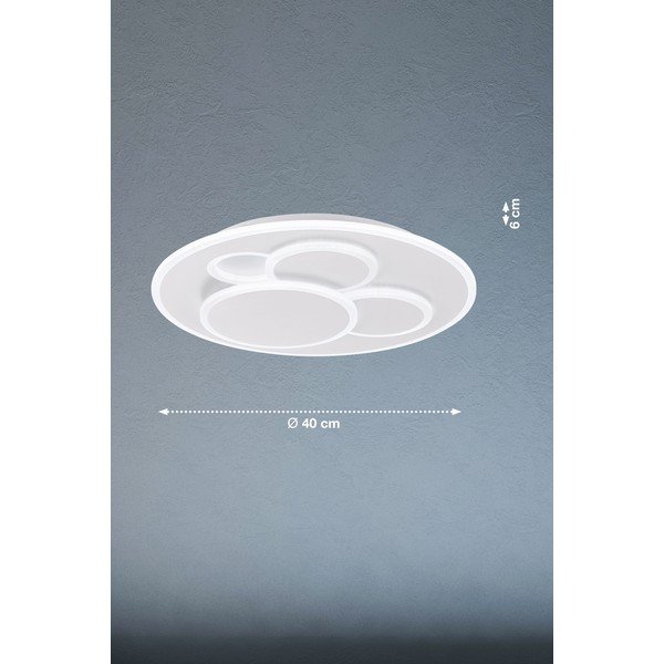 Plafonieră albă LED cu intensitate reglabilă Dots – Fischer & Honsel-image-2