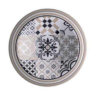 Farfurie adâncă din gresie ceramică Brandani Alhambra II., ø 30 cm