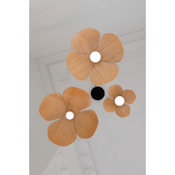 Abajur în culoare naturală din lemn masiv de stejar ø 28 cm Forget Me Not – UMAGE-image-2