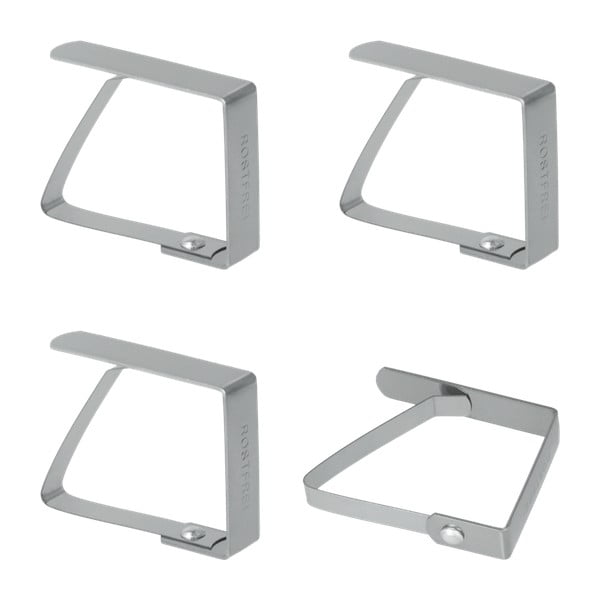 Cleme pentru fața de masă 4 buc. din metal – Metaltex-image-1