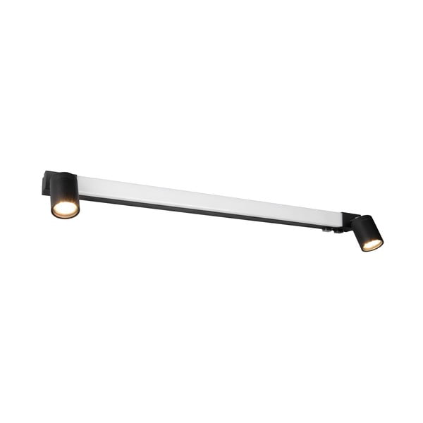 Aplică de perete negru-mat LED Enrico – Trio