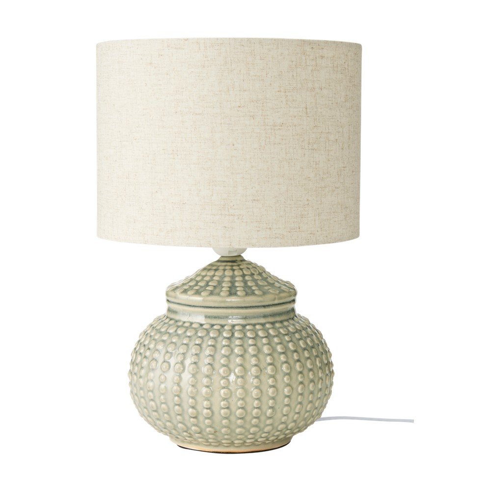 Veioză gri/bej din in (înălțime 39 cm) Niko – Ellos Home