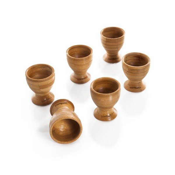 Set 6 suporturi din bambus pentru ouă Bambum Tickle-image-1