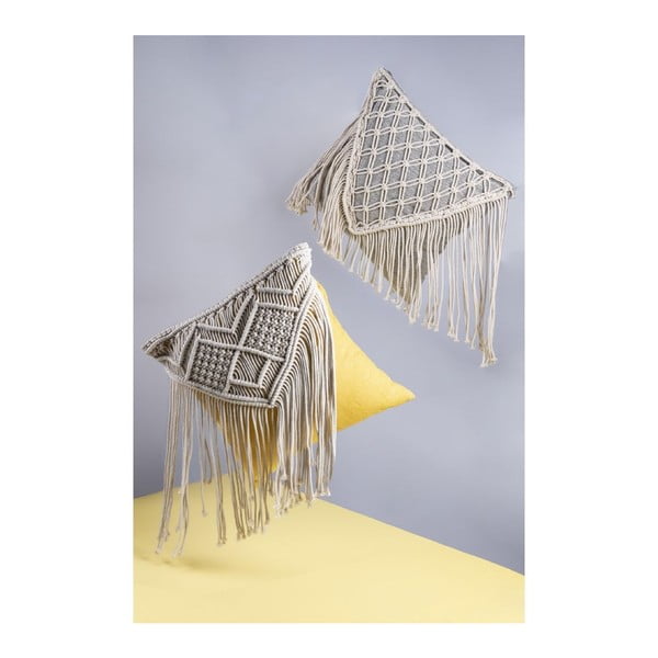 Pernă decorativă din material textil 45x45 cm Macrame – VDE Tivoli 1996-image-2