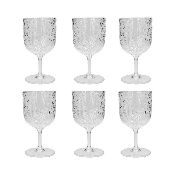 Set de pahare 6 buc. de cocktail - țesătură de acril 500 ml Tropical – Brandani